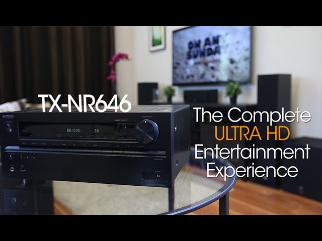 ONKYO - TX-NR646 7.2-Channel Network A/V Receiver - YouTube
