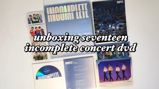 unboxing seventeen 2021 incomplete online concert dvd! ☆ - YouTube