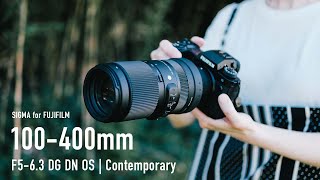 Full-frame lenses now available in X mount! SIGMA 100-400mm F5-6.3