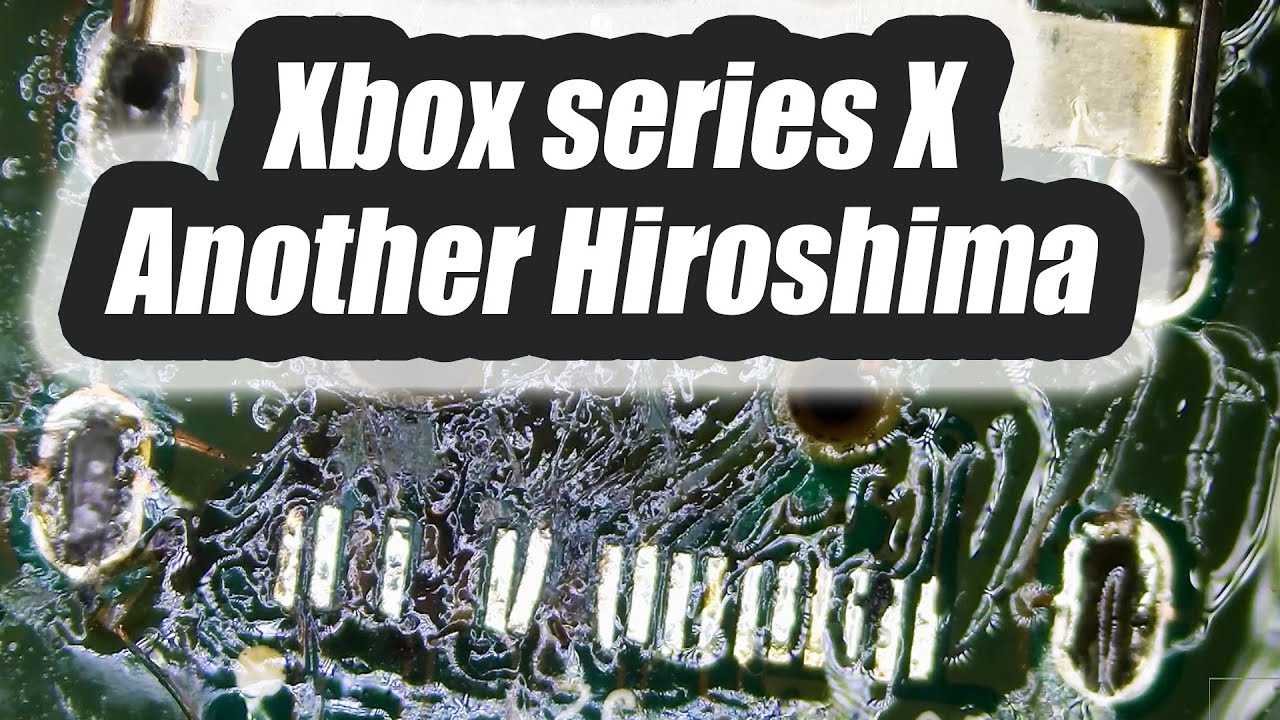 Xbox series x destroyed by first timer attempting repair - YouTube