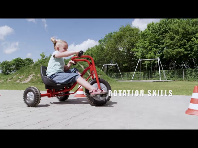 スラローム三輪車（Winther Zlalom Tricycle 661 00） - YouTube