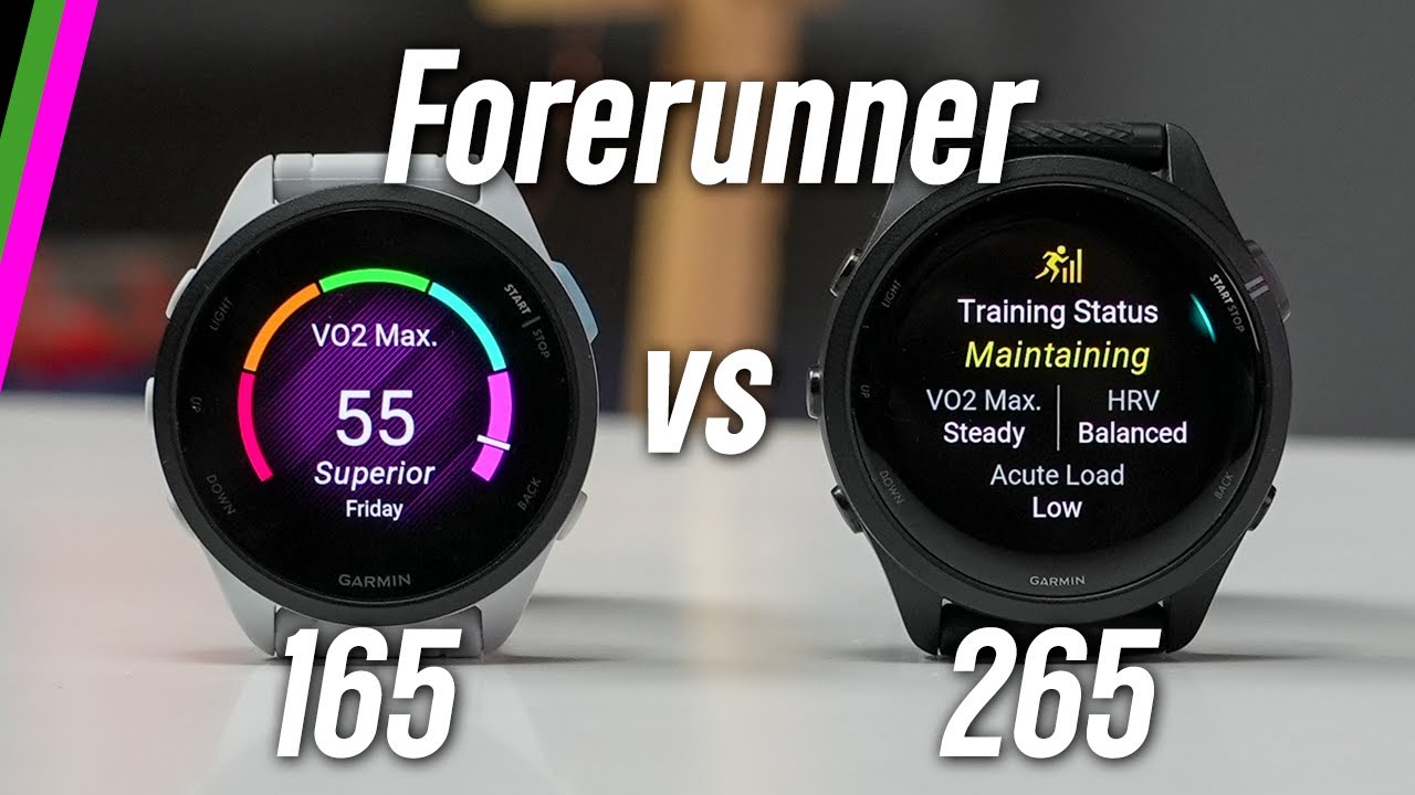 Garmin Forerunner 165 vs Forerunner 265 Comparison // Every
