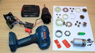 Bosch GSR Lithium-Ion Cordless Drill Driver Opening/ Repair and