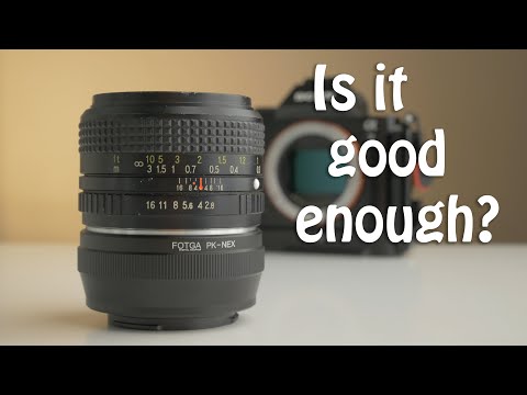 Ricoh XR Rikenon 28mm f/2.8 lens review (on a Sony A7) - YouTube