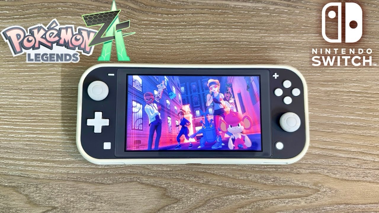 Pokémon Legends: Z-A Gameplay on Nintendo Switch Lite - YouTube