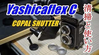 2眼レフ Yashicaflex C型 ファインダー清掃とフィルム充填 - YouTube