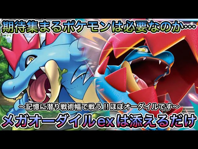 1734 [Pokémon Card] Is Mega Feraligatr EX just an add-on