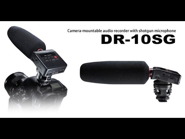 Tascam DR 10SG shotgun microphone/recorder Review - YouTube