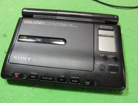 SONY 1991年 カセットウォークマン WM-GX90 - YouTube