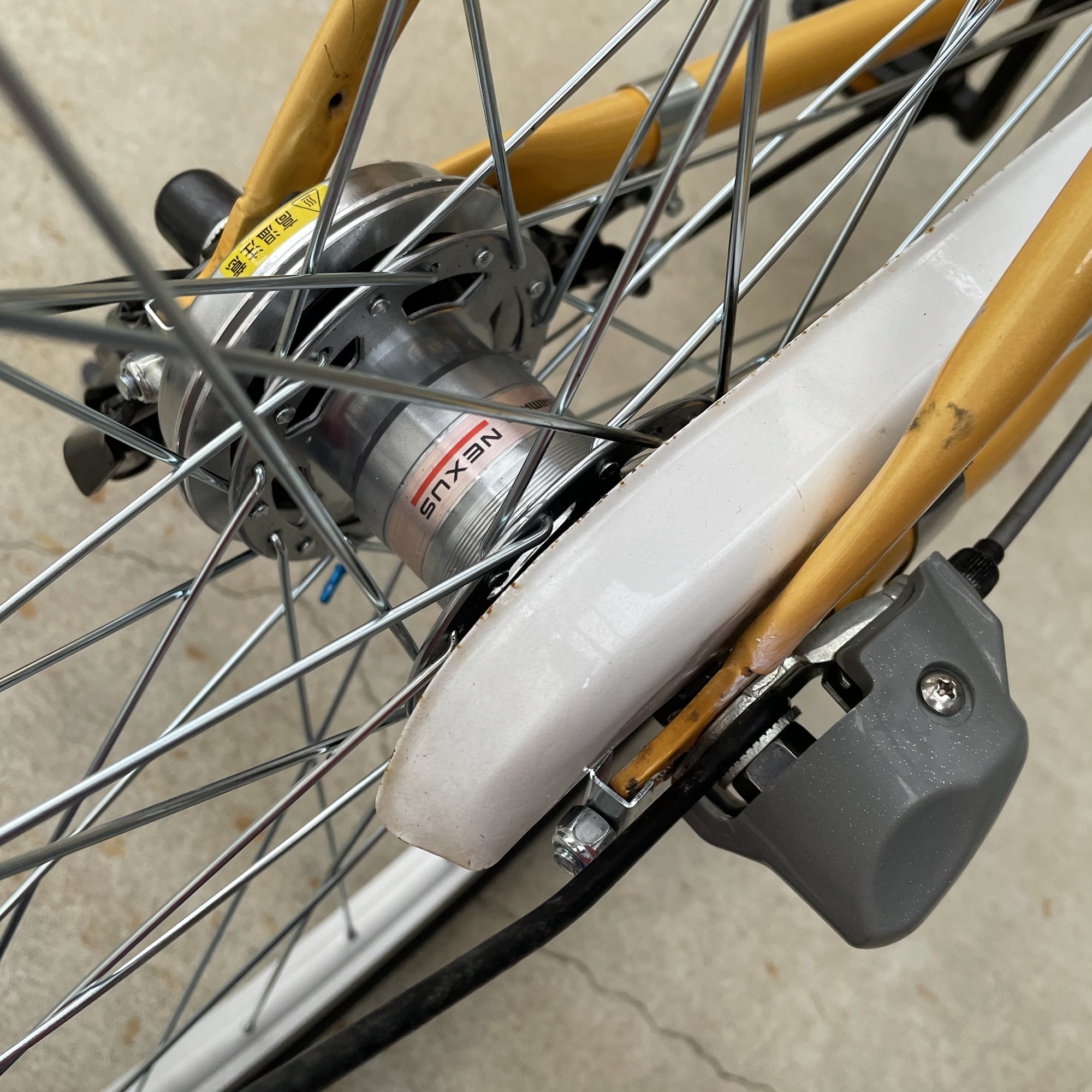 ママチャリ2号機を内装3段（Shimano INTER -3）に換装する