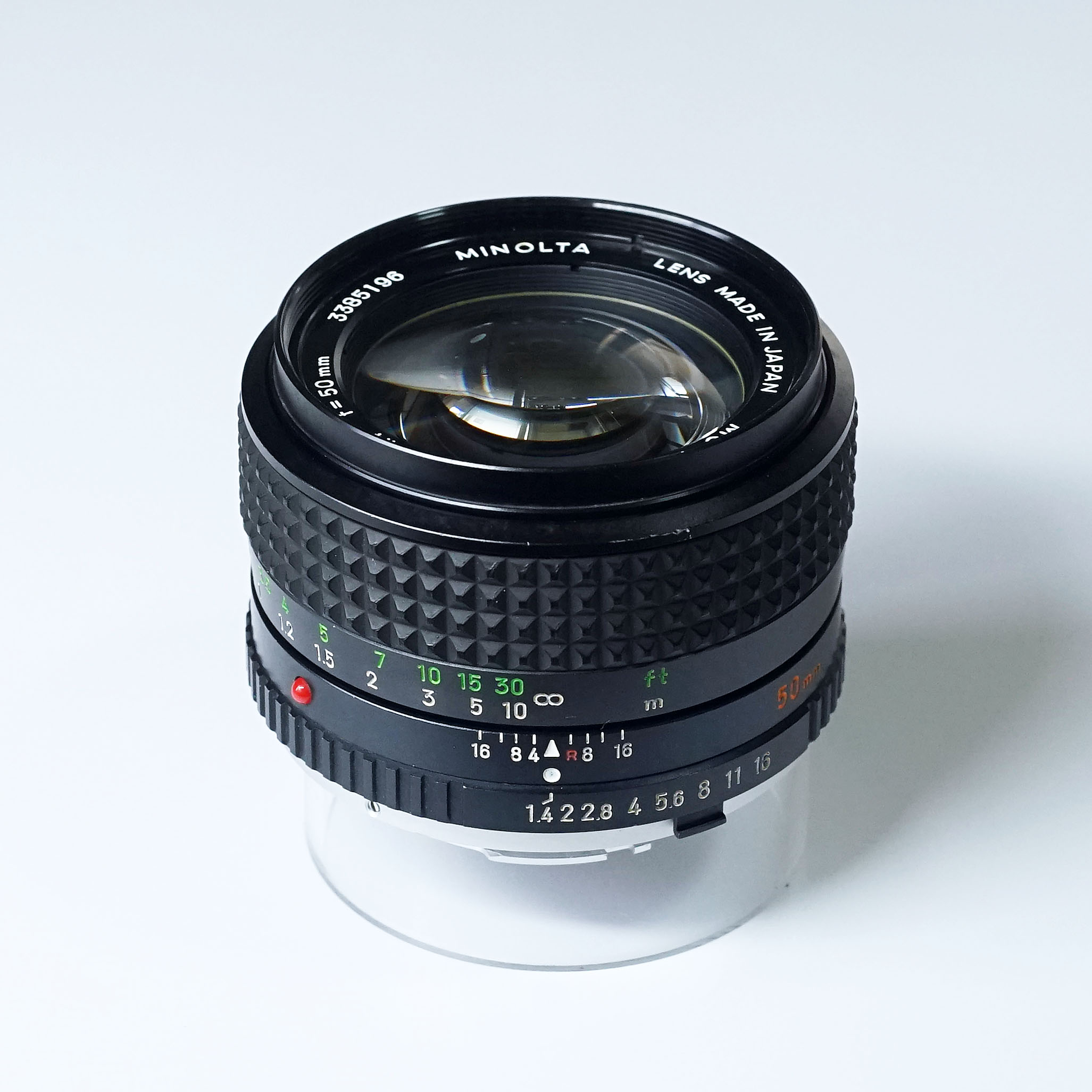 売り切れ MINOLTA MC ROKKOR-PG 50mm F1.4（中古 SRマウント
