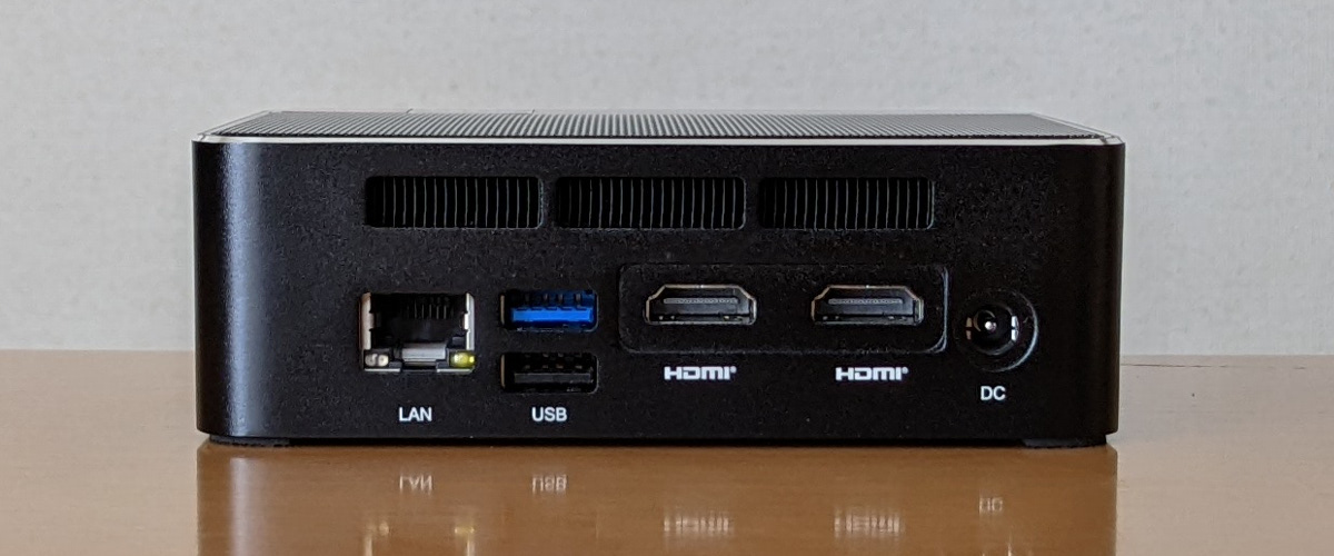 Beelink SER4の実機レビュー － Ryzen 7 4800U搭載、高い筐体品質で