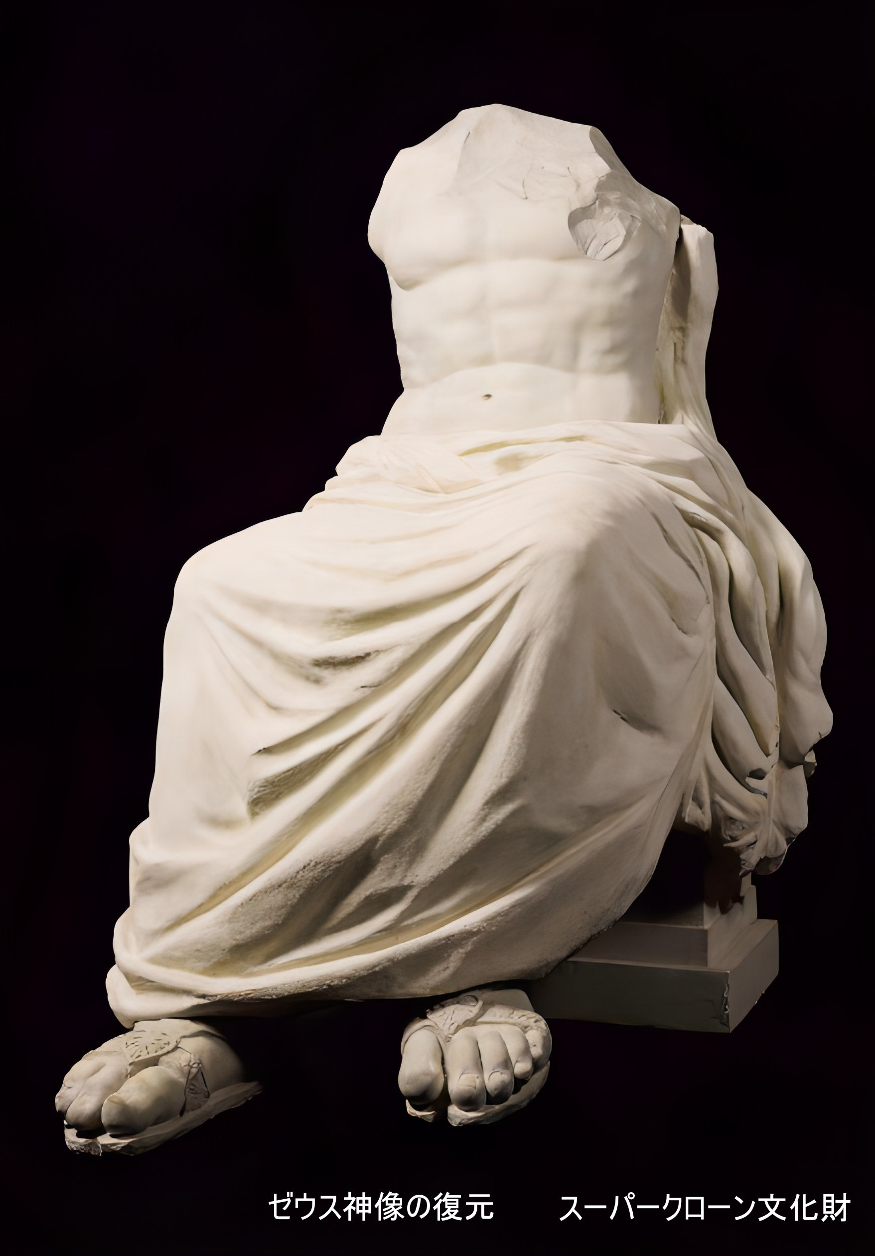 クローン文化財 ー遺跡・仏跡、アフガニスタン ゼウス神像