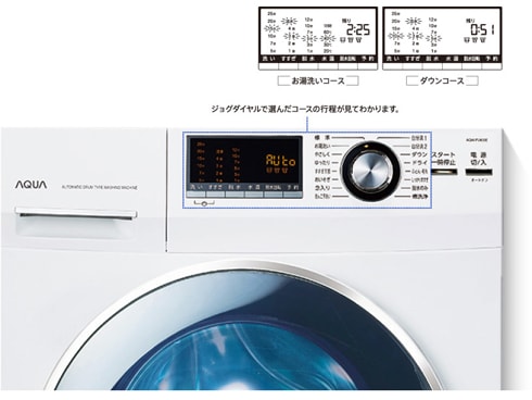 ヨドバシ.com - AQUA アクア ドラム式洗濯機 8kg 左開き ホワイト AQW