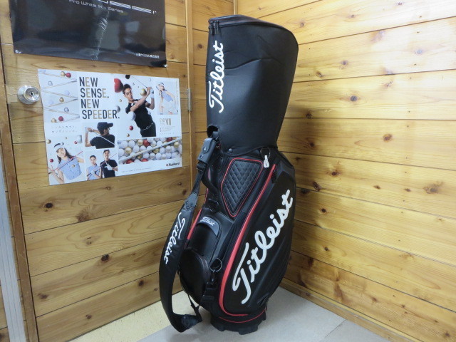 タイトリスト ジェットブラック ツアーキャディバッグ TB9SF9の