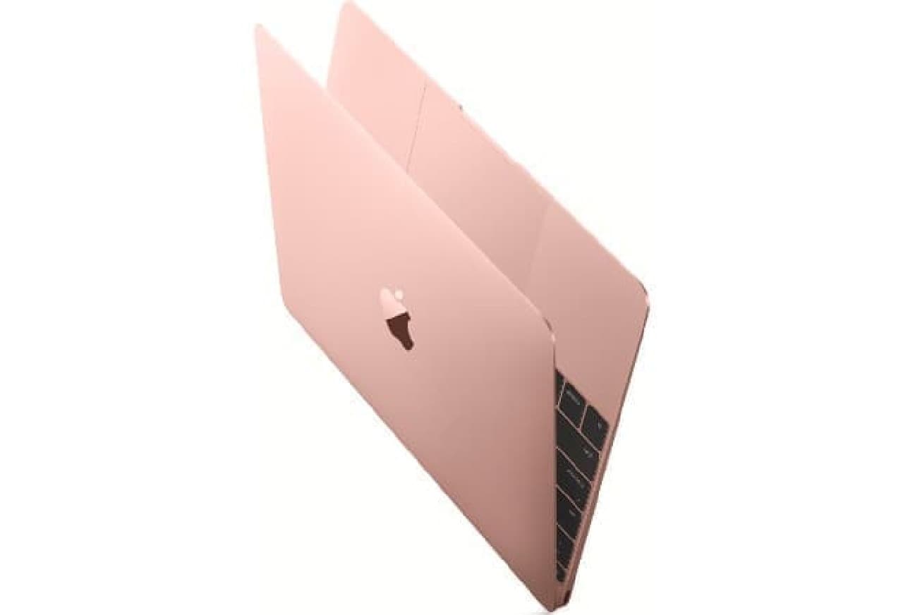 MacBook、かわいい「ローズゴールド」モデル発売―性能もアップ