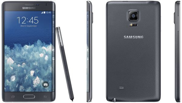 Samsung、曲面ディスプレイが側面まで覆うスマホ「Galaxy Note Edge