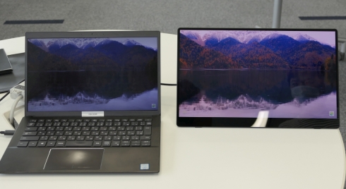 リコー初のポータブルモニターは「ハンドアウト型ディスプレイ」、無線