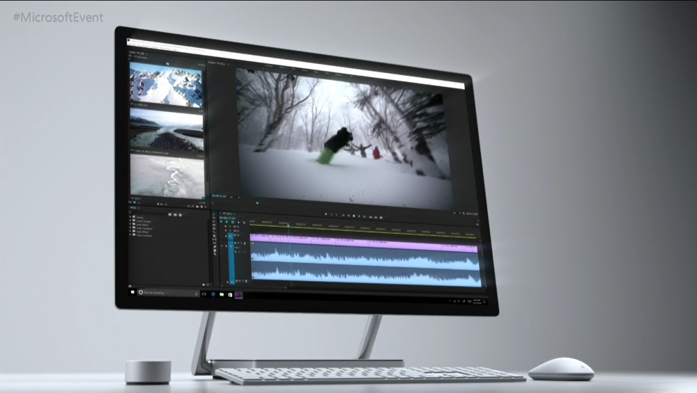 Surface Studio」発表 Microsoft初の液晶一体型デスクトップ - ITmedia