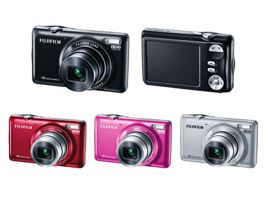 富士フイルム、1600万画素5倍ズームのスリムコンパクト「FinePix JX420