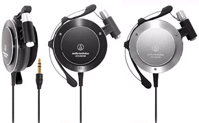 オーディオテクニカ、チタン素材を利用した耳かけ型ヘッドフォン
