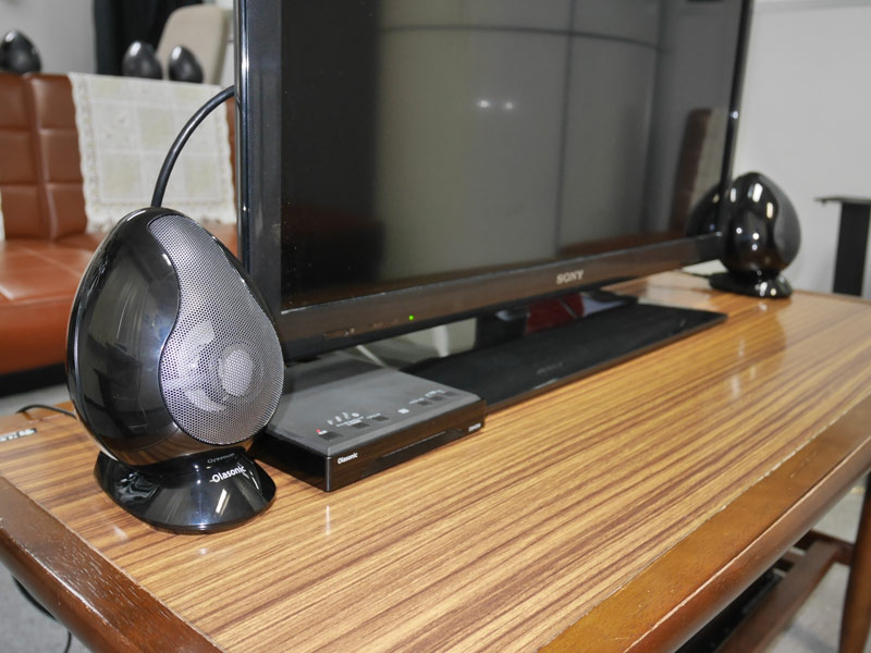HDMI入力を獲得した“卵型”スピーカー、オラソニック「TW-D9HDM」：薄型