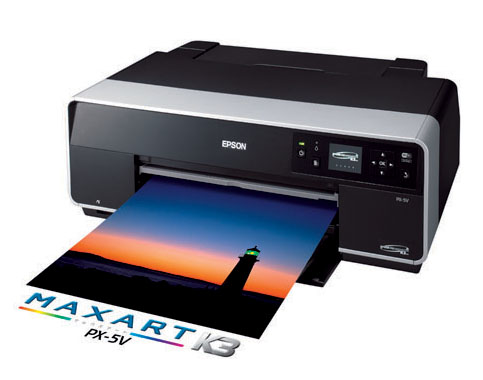 エプソン、顔料系A3ノビ対応インクジェットプリンタ「PX-5V」：さらに