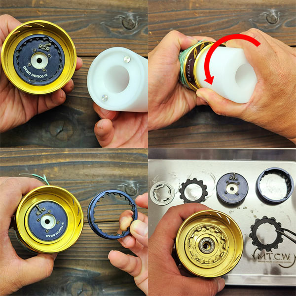 シマノ「Dカバー締め付け治具」13/19ステラSW・15/21ツインパワーSW