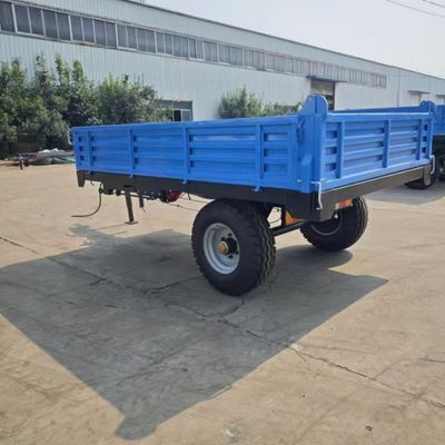 トラクター用油圧ダンプトレーラー、畑での肥料や堆肥の運搬用 - 中国