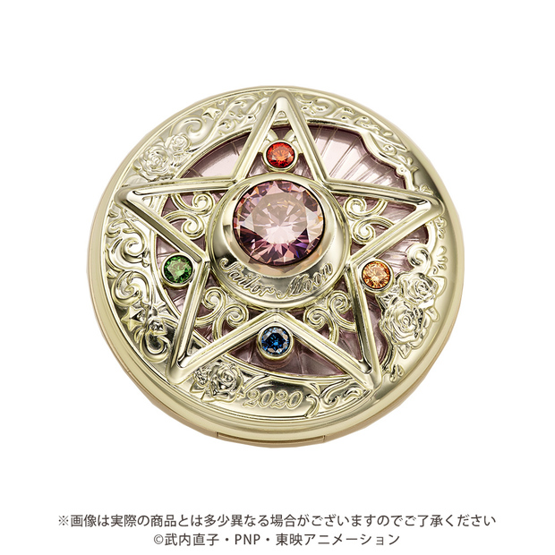 美少女戦士セーラームーンの変身コンパクトをイメージしたフェイス