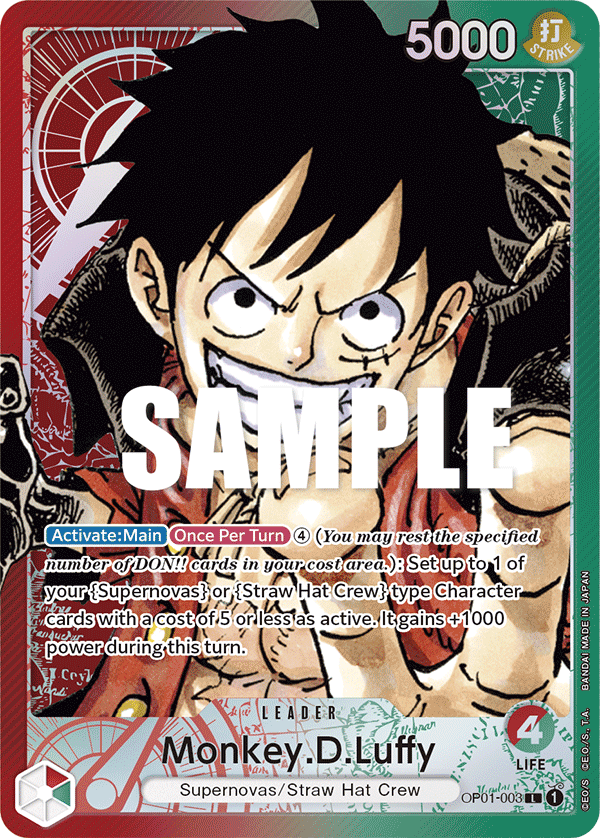 OPTCG | Products | [OP01-003_p1] Monkey D. Luffy