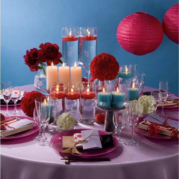 キャンドルサービス ゲストテーブル用 フローティングキャンドル 【X