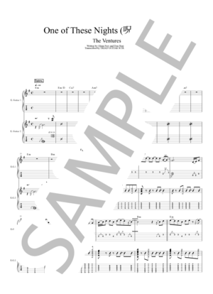 楽譜】ラプス / バンドスコア TAB譜 / きのこ帝国 (バンドスコア