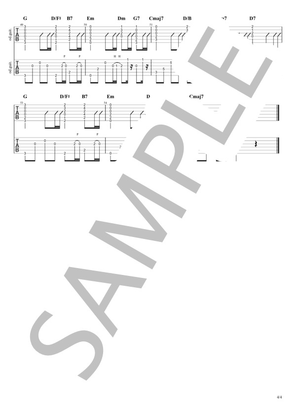 楽譜】 7997 / オレンジスパイニクラブ (エレキギター / 初〜中級