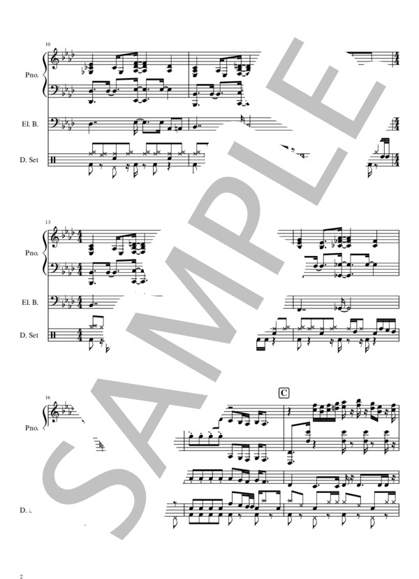 楽譜】Life Goes On / 上原ひろみ ザ・トリオ・プロジェクト (バンド