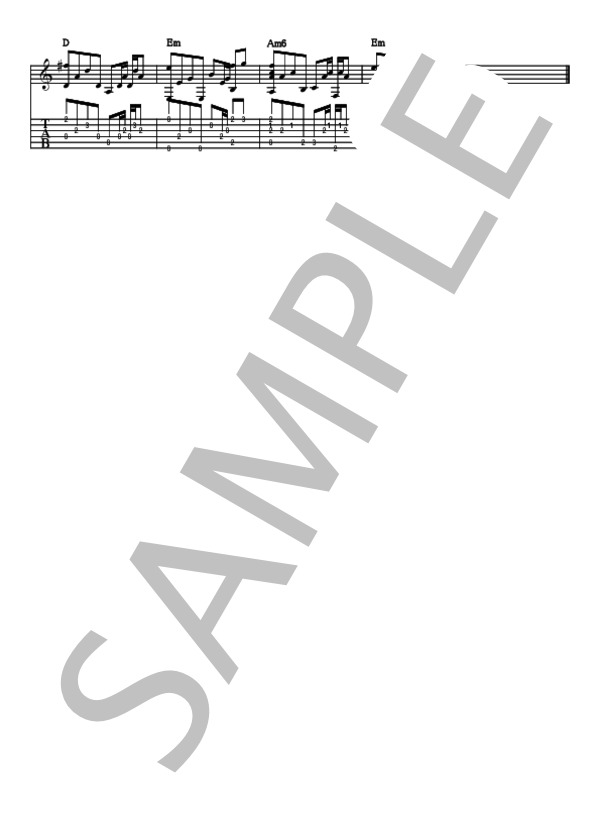 楽譜】俺たちの旅 / 中村 雅俊 (ギター弾き語り / 中〜上級