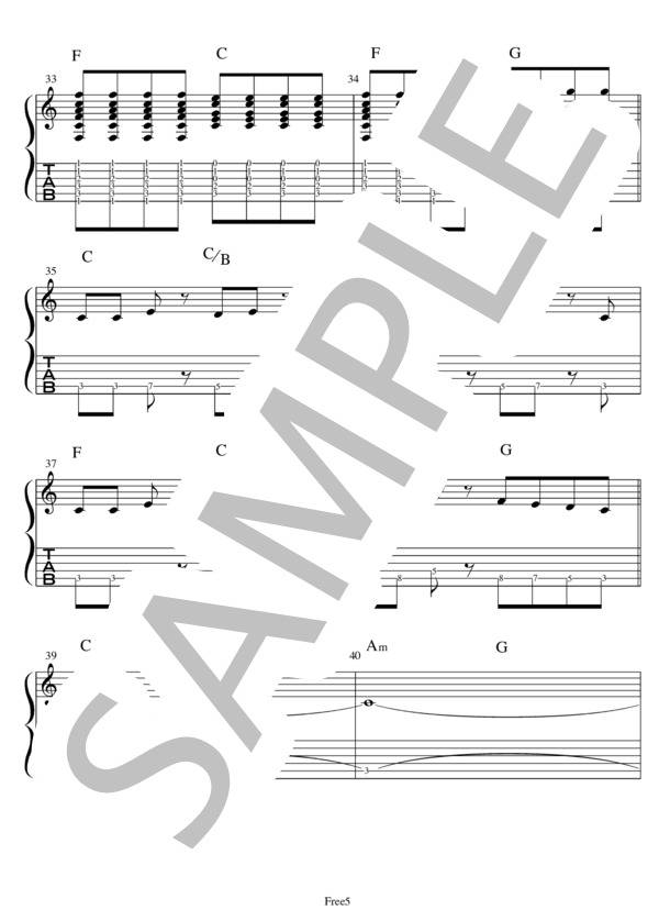 楽譜】Hi-STANDARDアルバム「The Gift」人気ギターTAB譜3セット全曲