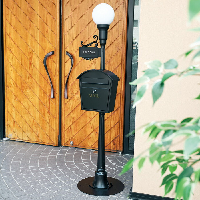 楽天市場】郵便ポスト スタンドタイプ アンティーク 郵便受け ポスト
