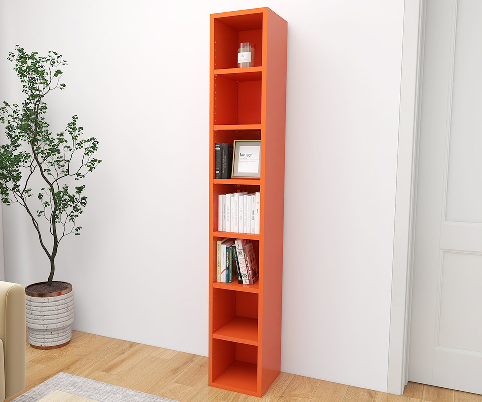 楽天市場】本棚 スリム 完成品 コミック 省スペース 薄型 おしゃれ 大