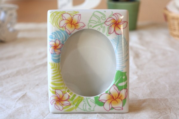 楽天市場】かわいい陶器製写真立て Lサイズ 日本製 瀬戸焼 デジタルも