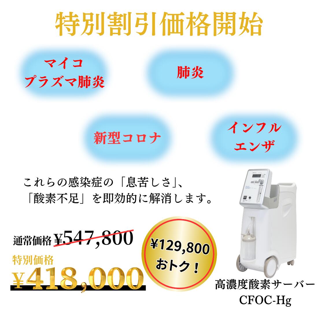 楽天市場】高濃度酸素サーバー 『shenpix 酸素濃縮器 (CFOC-Hg)＋