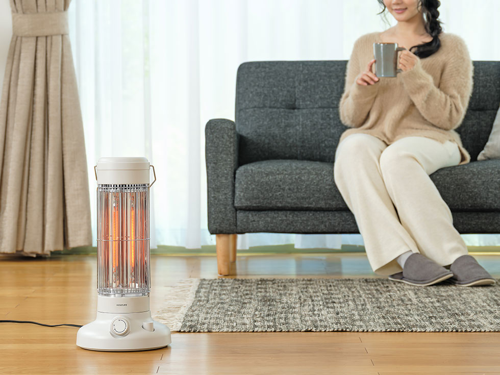 楽天市場】冬物セール WEB限定 コイズミ レトロ 電気ストーブ 遠赤 KKH