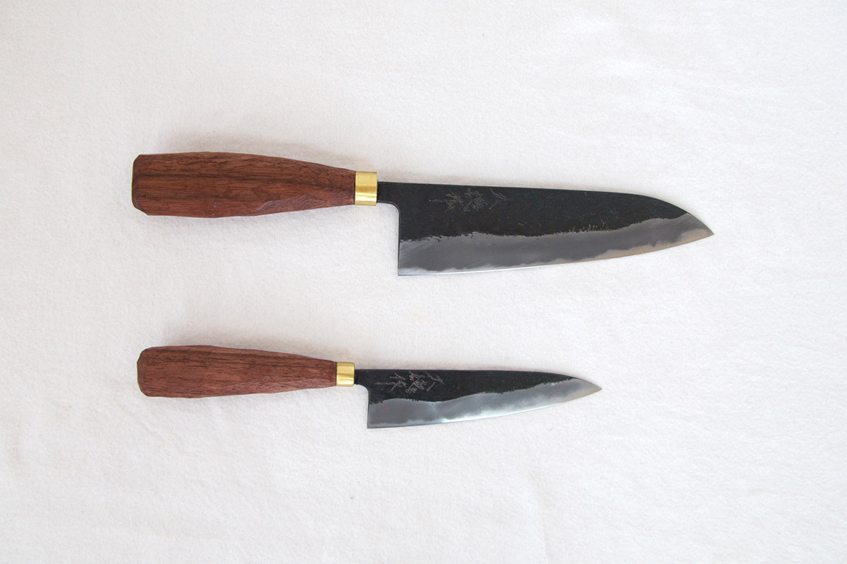 鍛冶職人 赤畠大徳 ｜ 黒打ペティナイフ 120mm