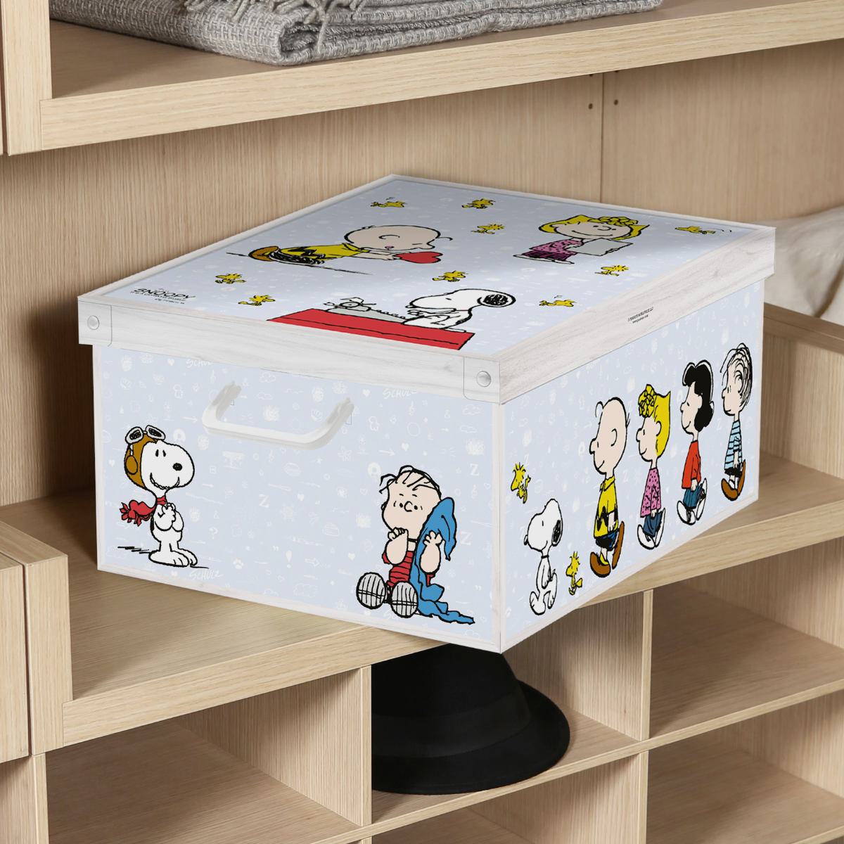 楽天市場】収納ケース スタッキングコンテナ スヌーピー L イタリア製