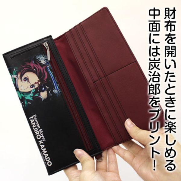鬼滅の刃 炭治郎 竈門炭治郎 フルカラーウォレット 長財布 グリーン COSPA