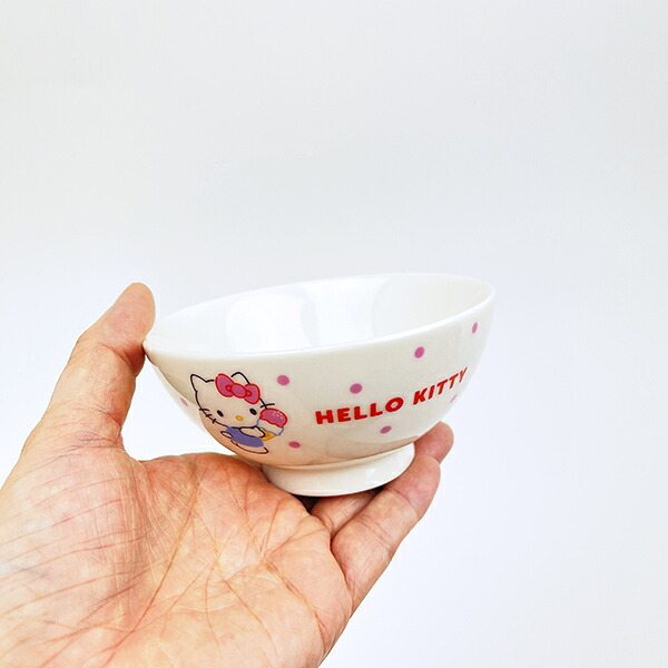 サンリオ ハローキティ 茶碗 スイーツ＆ドット 食器 日本製 Sanrio