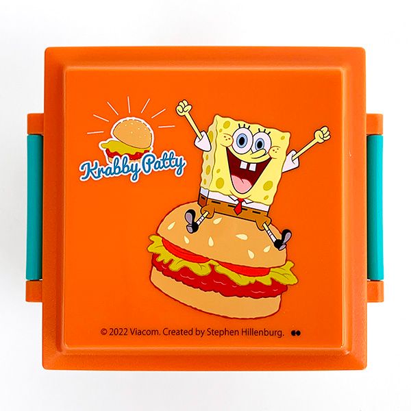 スポンジボブ ランチボックス スクエア オレンジ お弁当 ランチ 学校