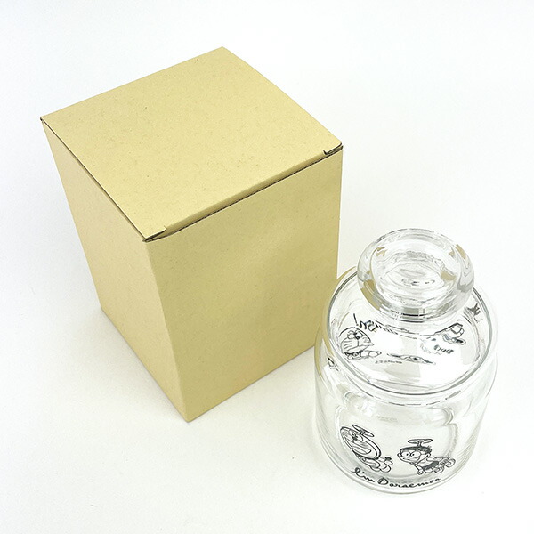 ドラえもん ガラスキャニスター 小物入れ 日本製