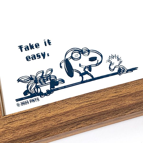 スヌーピー 2WAYミラー スローライフ 壁掛け鏡 SNOOPY