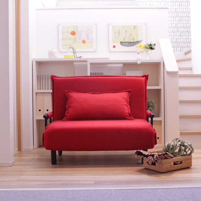 楽天市場】ソファーベッド 折りたたみ シングル コンパクト 1人掛け